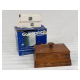 Gem Sonic Cleaner with Wooden Jewelry Box