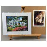 Unframed Prints Featuring Two Scenes