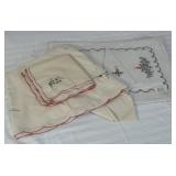 Hand-Embroidered Table Linens Set