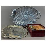 Metal and Plated Serving Pieces