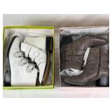 Two Pairs of Womenï¿½s Boots by Gianni Bini and Natu