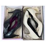 Two Pairs of Womenï¿½s High Heel Shoes