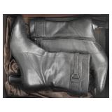 Cole Haan Black Heeled Ankle Boots