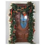 Doorway Garland With Festive Decorations