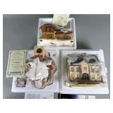 Three M.I. Hummel Lighted Buildings