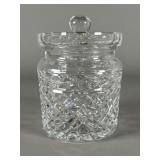 Waterford Crystal Biscuit Barrel with Lid