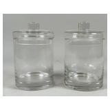 Clear Glass Apothecary Jars with Lids