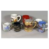 Seven Assorted Ceramic Mugs