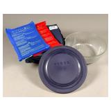 Pyrex Portables 4.5-Qt Glass Carrier Set