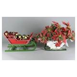 Two Decorative Sleighs