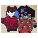 Six Designer Knitwear Garments