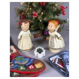 Christmas Decor Set with Figures and Stockings
