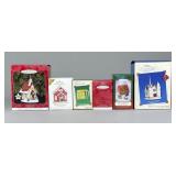 Six Hallmark Keepsake Ornaments