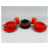 Italian and Japanese Ceramic Cups and Shakers
