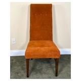Orangeï¿½Upholstered Modern Side Chair