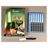 Yoshiblade Ceramic Knives and Steak Knives