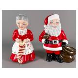Santa and Mrs. Claus Ceramic Figures