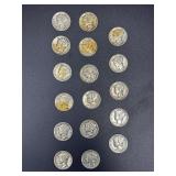 17 Winged Liberty Dimes