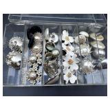 Vintage Costume Clip-On Earrings