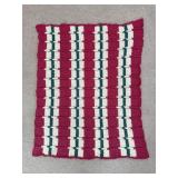 Handmade Knit Blanket, 49 x 39 Inches