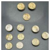 40 Lincoln Wheat Pennies, 1947-1949