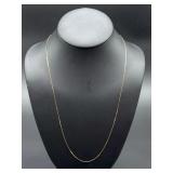 14KT Italian Gold Chain Necklace, 1.5g