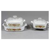 Pyrex 'Le Romarin' Casserole Set with Lids