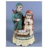 Ceramic Nativity Musical Figurine