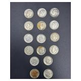 16 Roosevelt Dimesï¿½1946-1960