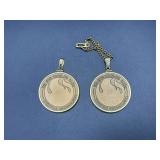 Two Bronze 1982 World's Fair Medallions