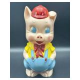 Vintage Ideal 1950s Porky Pig Piggy Bank