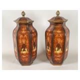 Decorative Lidded Porcelain Jars