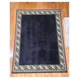 3 Dalyn Black Rugs with Border Pattern