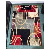 Shaw Area Rug with Geometric Design