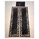 8-Foot Runners and Floral Accent Rug