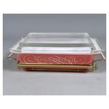 Pyrex Pink Rectangular Casserole Dish with Lid