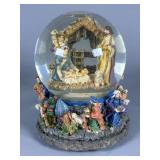 Musical Nativity Snow Globe