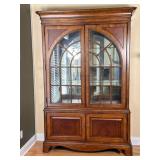 Wooden Display Cabinet with Glass Doors