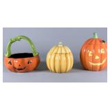 Ceramic Halloween Pumpkin Decor Items