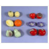 Fruit-Shaped Ceramic Shakers