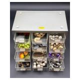 Necklaces, Brooches, Vintage Compact