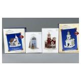 Four Hallmark Keepsake Church Ornaments