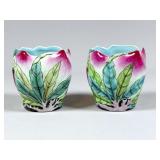 Hand-Painted Ceramic Vases