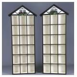 Ashton-Drake Wall Shelves with Floral Accents