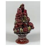 Inarco Ceramic Fruit Topiary Sculpture