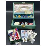 Vintage Farrington Jewelry Box & Accessories