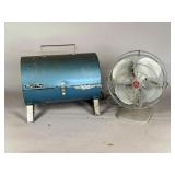 Royal Chef Grill and GE Metal Desk Fan