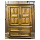 Young-Hinkle Oak Armoire With Drawers