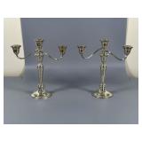 Gorham Sterling Silver Candelabras