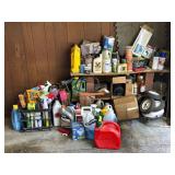 Auto Fluids, Gas Can, and Chemicals